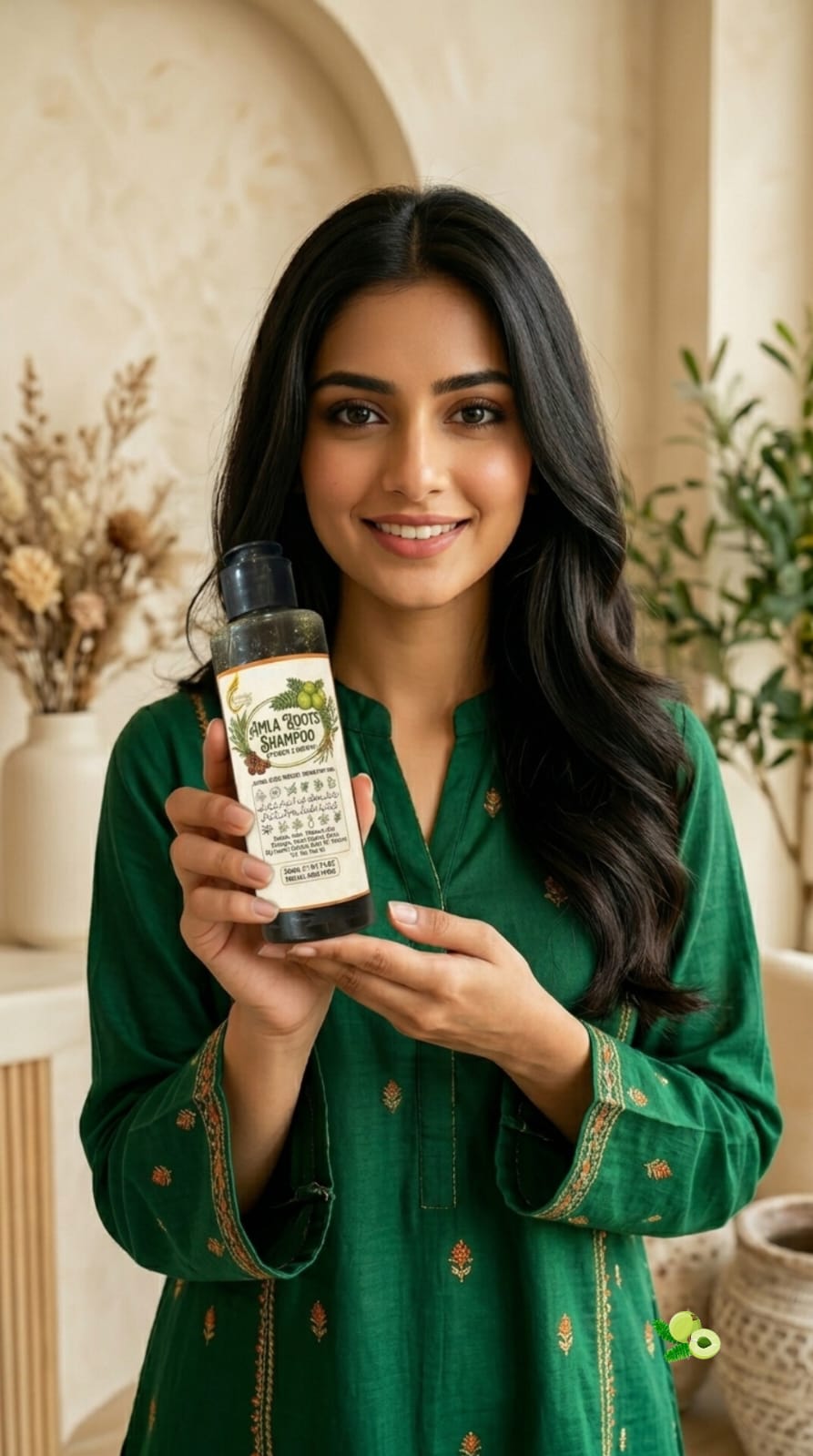 Amla Roots  Herbal Shampoo – For Stronger, Thicker & Healthier Hair –